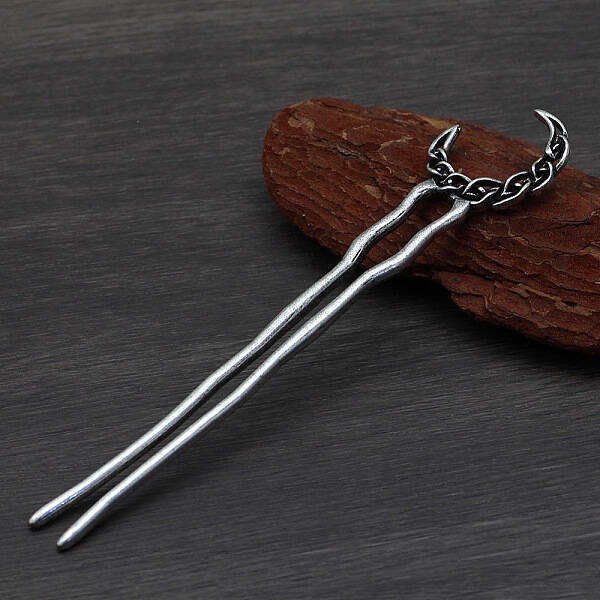 Moon Alloy Hair Forks