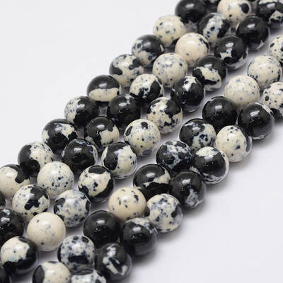 Natural Ocean White Jade Beads Strands
