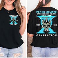 Generation X Shirt, Generation Y Shirt, Legendary Rock Band T-Shirt  | Best RocknRoll Shirt Of The Year, Gift for fans, Gift ...