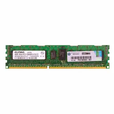 EBJ40RF4BCFD-DJ-F Elpida 4GB DDR3-1333MHz RDIMM 1Rx4 CL9 Memory