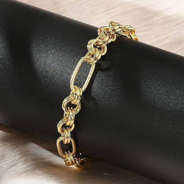 Brass Figaro Chains Bracelets for Women Men