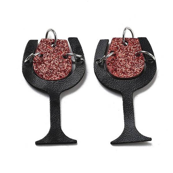 PU Leather Big Pendants