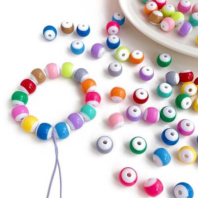 Opaque Acrylic Beads
