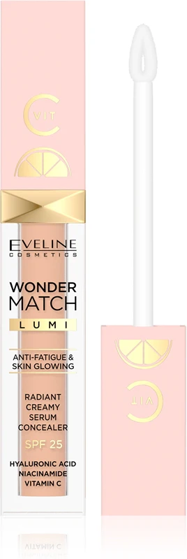 Eveline Cosmetics Wonder Match Lumi Illuminating Concealer Spf 25 Color 20 Nude 6.8 Ml
