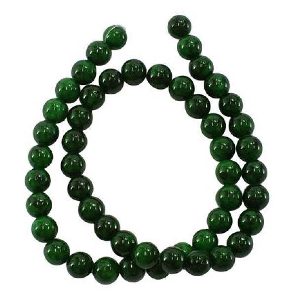 Dyed Natural Yellow Jade Beads