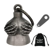 Dream Apparel Christmas/Halloween Bell, Gremlin/Guardian Bell, Motorcycle Bell for Bikers Women Men W/Hanger, Biker Bell for ...
