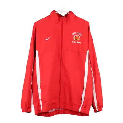 Lake Taylor Nike Track Jacket - Large Red Polyester