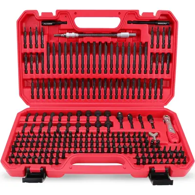 232-Piece Ultimate Screwdriver Bit Set, Cr-V Impact Driver Bit Set Includes Security Bits,Nut Driver, Ratchet Wrench and Bits...