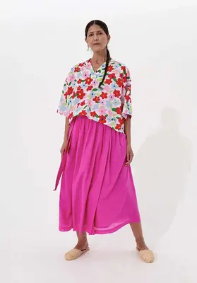 Skirt S Skirt Marie Agne Pivoine | Color: PIVOINE | Size: M
