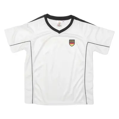 Germany 2008 Euros Boys Football Shirt Jersey White M