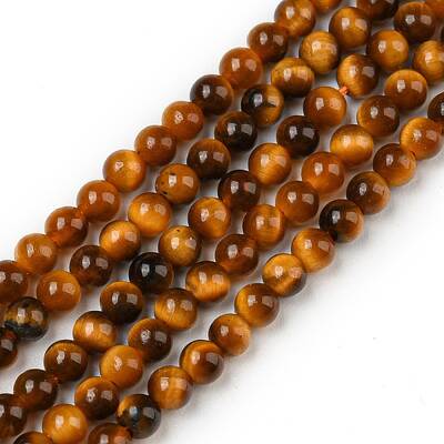 Natural Tiger Eye Beads Strands