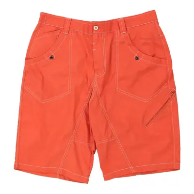 Pilar Shorts - Large Orange Polyester Blend