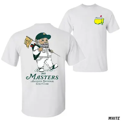 Masters 2025 Gnome Golf T-Shirt – Funny Augusta National Fan Tee, Whimsical Cartoon Caddy Graphic Shirt, Unique Gift for Go...