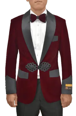 Smoking Velvet Burgundy