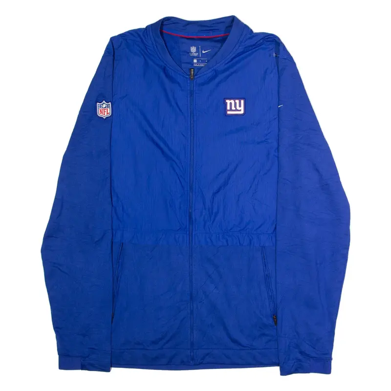 NIKE New York Giants Mens Track Jacket Blue USA L