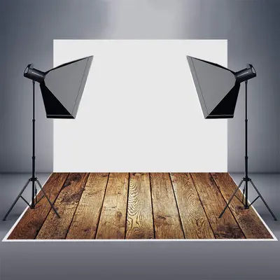 Vignetting Wooden Texture Photo Rubber Floor Mat - Aperturee