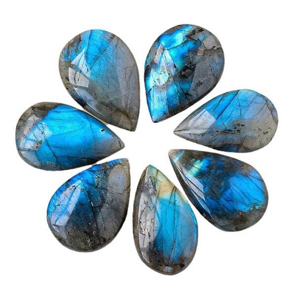 Natural Labradorite Healing Teardrop Figurines