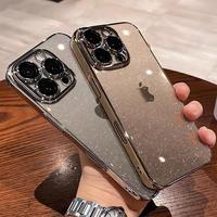 Glitter Phone Case, Anti-drop & Shockproof Phone Protective Cover, Phone Accessories Compatible with iPhone 15 14 13 12 11 Pr...