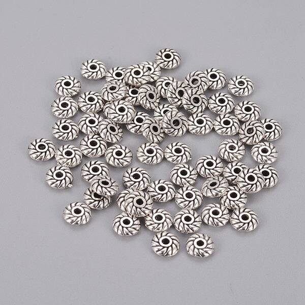 Tibetan Style Alloy Spacer Beads