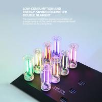 Car USB Night Light Switch Touch Dimmable LED Filament Lamp Portable Lighting Plug and Play Decorative Atmosphere Light gift ...