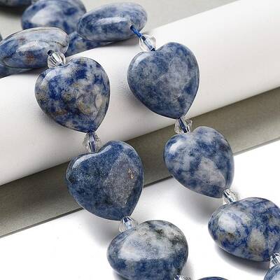 Natural Blue Spot Jasper Beads Strands