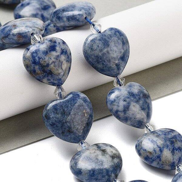 Natural Blue Spot Jasper Beads Strands