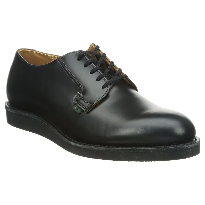 Red Wing Postman Oxford 101 Leather Men's Lace Up Shoes - Black - Size:US 8 Men