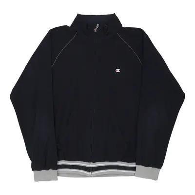 Champion Zip Up - XL Navy Cotton Blend