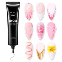[CRAZY DEAL] Makartt 3D Nail Gel Sculpting Gel Nail Art Glue Nail Care Nail Polish Manicure Cutics,Best gift for Christmas  C...