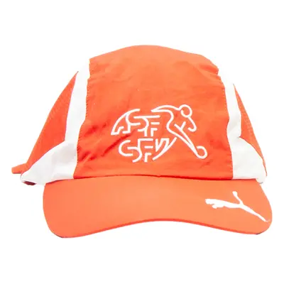 PUMA Mens Baseball Cap Red Colourblock ONE SIZE