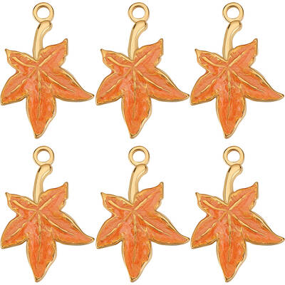 8Pcs 304 Stainless Steel Enamel Pendants