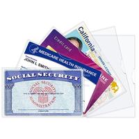 6 Pack Social Security Card Protector, Medicare Card Protector Sleeve, Social Security Card Holder, Credit Card Sleeves, Prot...