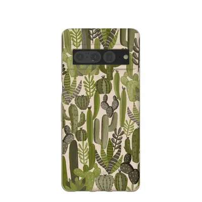 Seashell Succulent Cacti Google Pixel 7 Pro Case