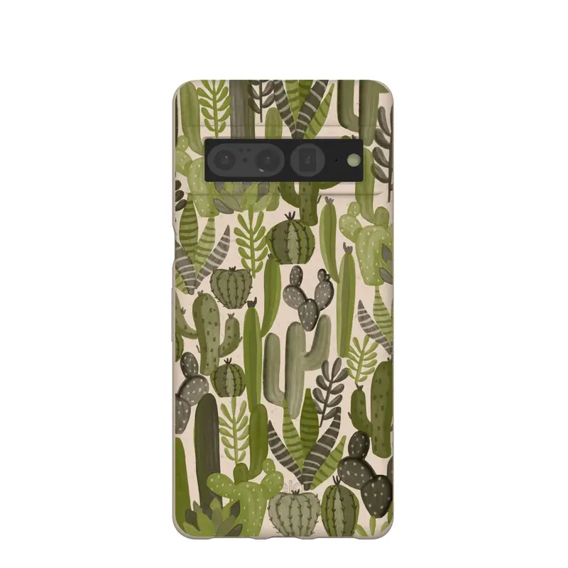Seashell Succulent Cacti Google Pixel 7 Pro Case