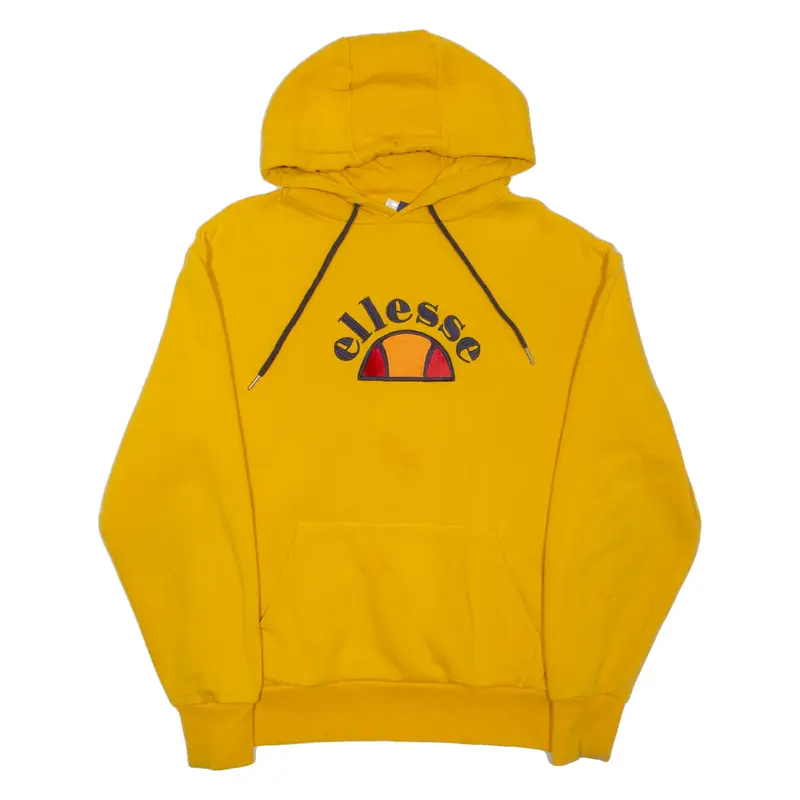 ELLESSE Mens Yellow Hoodie M