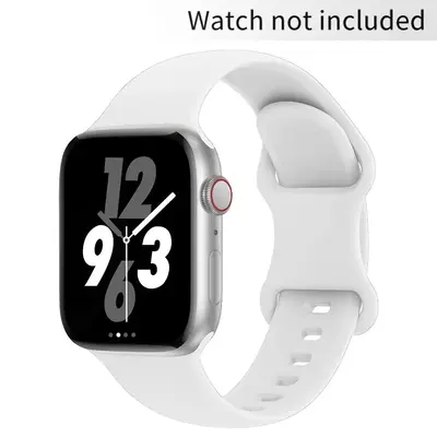 Silicone Sport Watch Band, 1 Count Smart Watch Soft Silicone Wristband, Replacement Watchband for iWatch Band for iWatch Ser...