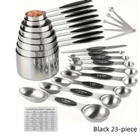 Stainless Steel Measuring Spoon & Cup Set, 8/17/23pcs/set Modern Measuring Spoon Set, Essential Baking Cooking Tools, Kitchen...