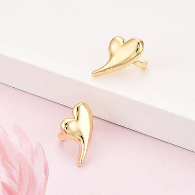 Brass Cuff Earrings