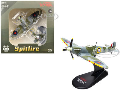 Supermarine Spitfire Mk IIa Fighter Aircraft P7290, Air Fighting Development Unit, RAF Duxford (1942) Royal Air Force 1/72 ...