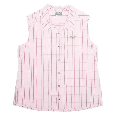 JACK WOLFSKIN Womens Shirt Pink Plaid Sleeveless XL