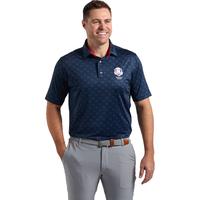 Mens Golf Polo Shirt – Short Sleeve, Moisture Wicking, Athletic Fit with Premium Embroidered REYDER CUP Logo