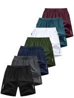 Men's Solid Color Running Shorts, Casual Breathable Comfortable Quick Drying Shorts, Men's Bottoms for Summer