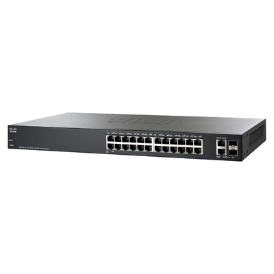SF220-24-K9 Cisco SF220-24 26-Port + 2-Port SFP-mini GBIC L2 Switch