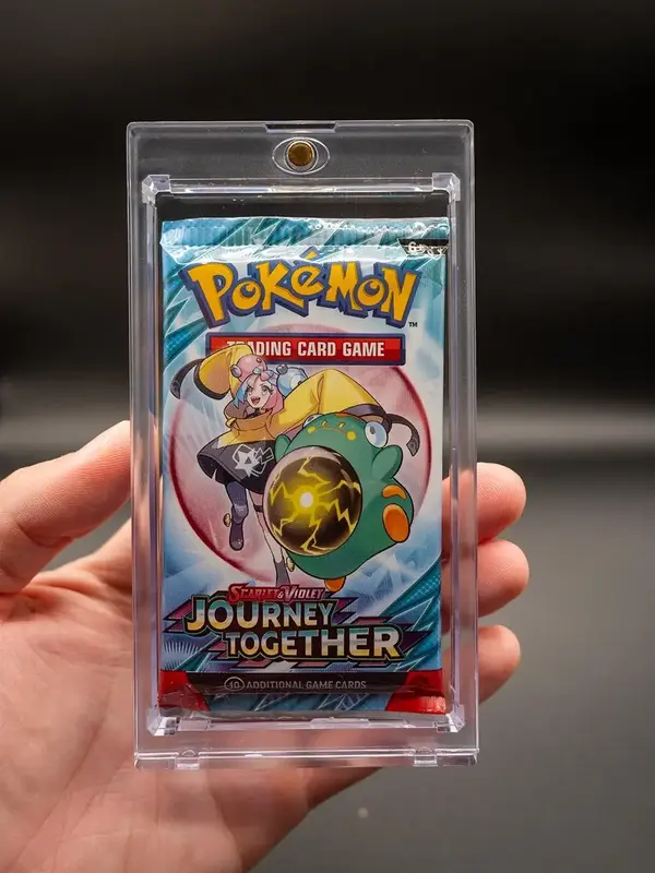 x2 Two Acrylic Pack Protectors w/ Magnetic-Holders