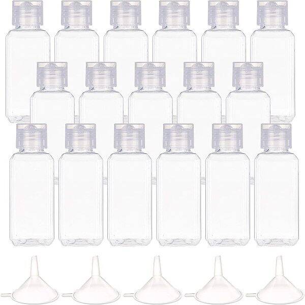 PET Flip Top Cap Squeeze Bottles