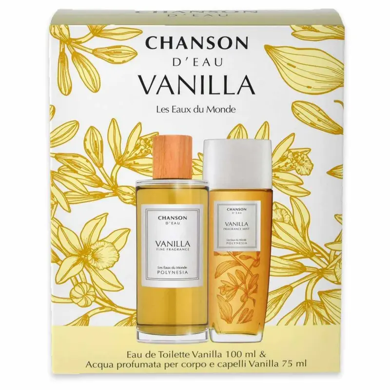 Set Regalo Chanson D'Eau: 100 Ml Di Eau De Toilette + 75 Ml Di Acqua Corpo Vaniglia