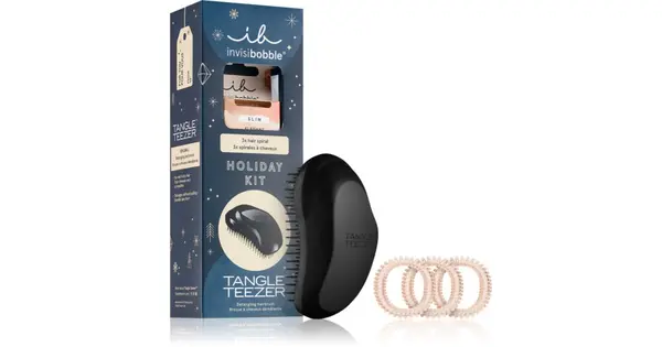 Invisibobble X Tangle Teezer Holiday Perfect Hair Set Kit 2 Pieces