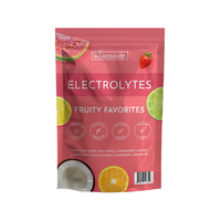 Just Ingredients Electrolyte Powder – Fruity Favorites Sample Pack – 5 Single Sticks – Fruit Punch, Strawberry Limeade,...
