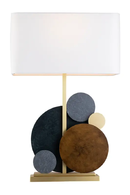 Multicolor Metal Disc Table Lamp | Liang & Eimil Bables