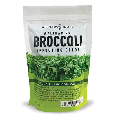 Broccoli Seeds For Sprouting Kit Microgreens - 1 Pound Seeds For Broccoli Sprouts